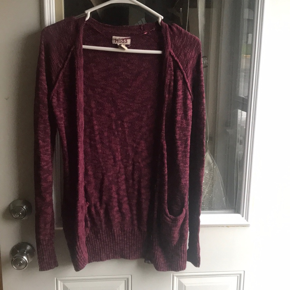 Maroon Cardigan